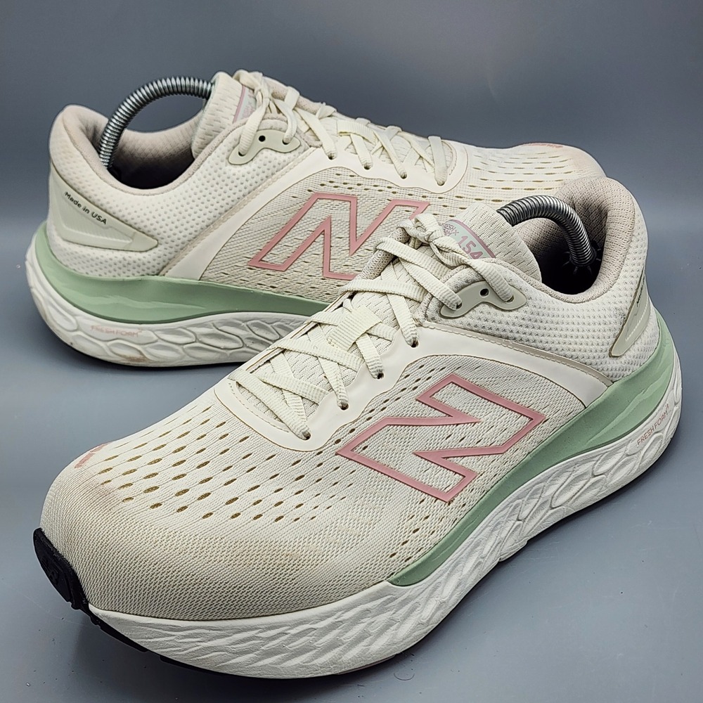 New Balance Sneakers‎ Womens 11 Cream 1540v4 Fresh Foam Running Shoes W1540TG4